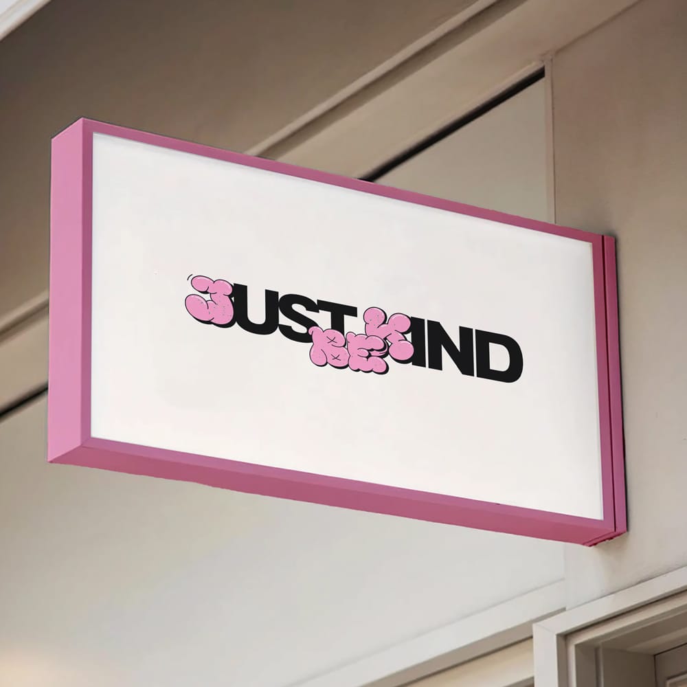 Free Rectangular Hanging Outdoor Shop Sign Mockup PSD