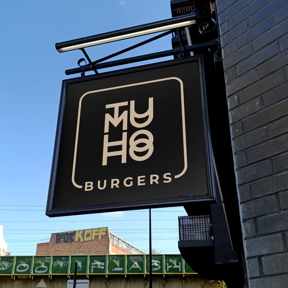 Free Restaurant Pub Hanging Sign Mockup PSD