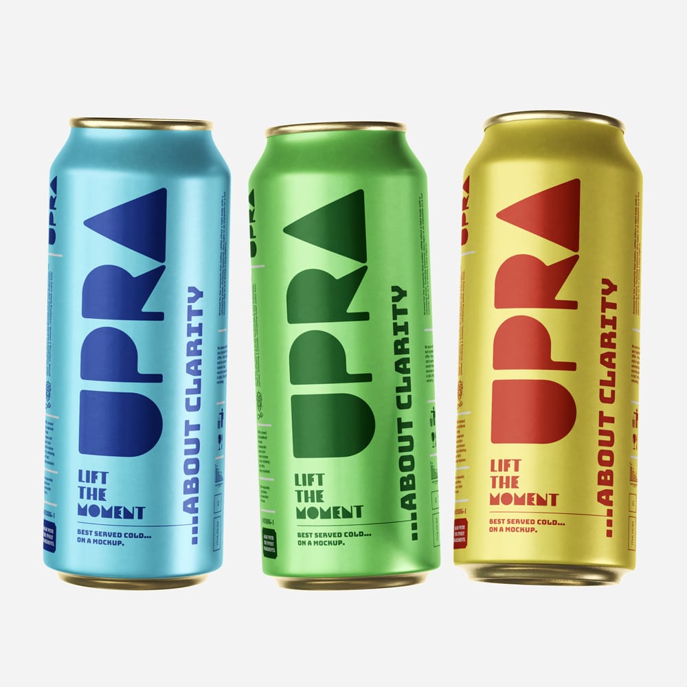 Free Slim Can Mockup PSD