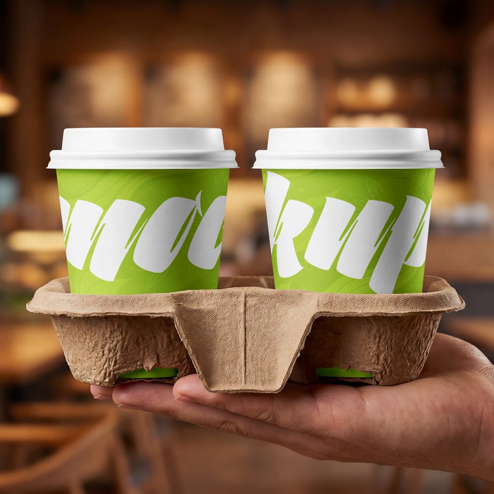 Free Take Away Paper Cup Mockup Template PSD