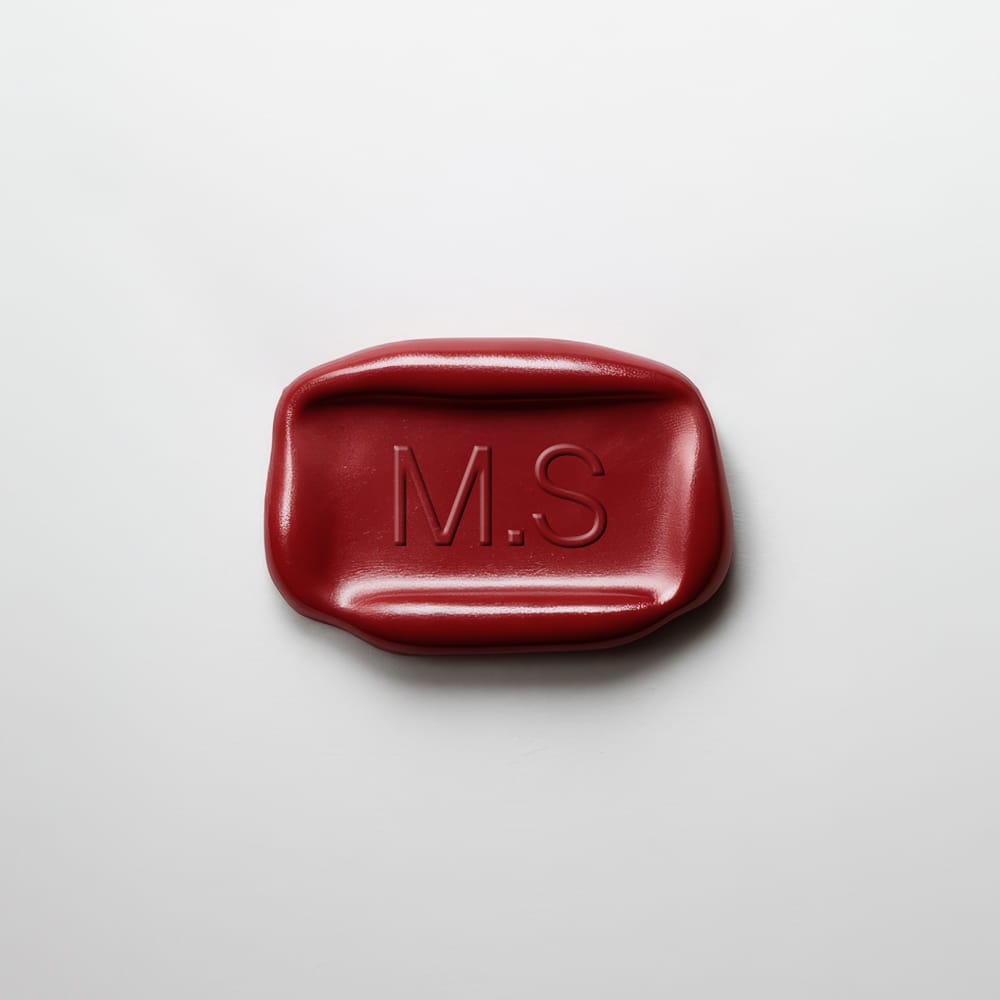 Free Wax Seal Logo Mockup Template PSD