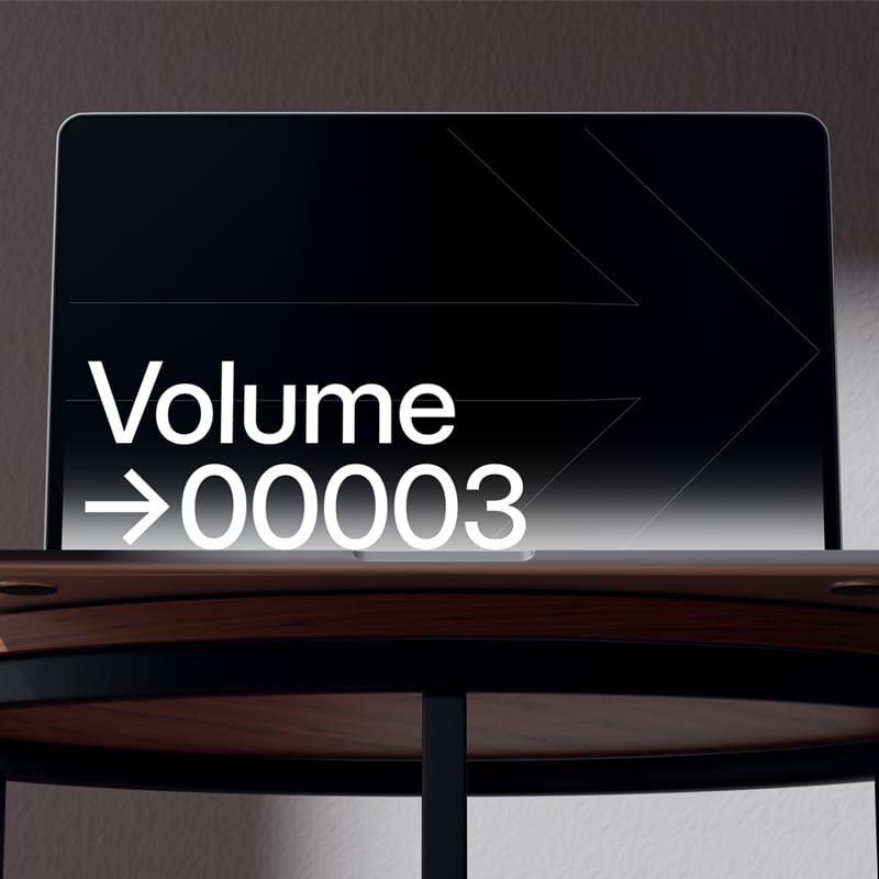 Photorealistic MacBook Mockup on Round Wooden Table PSD