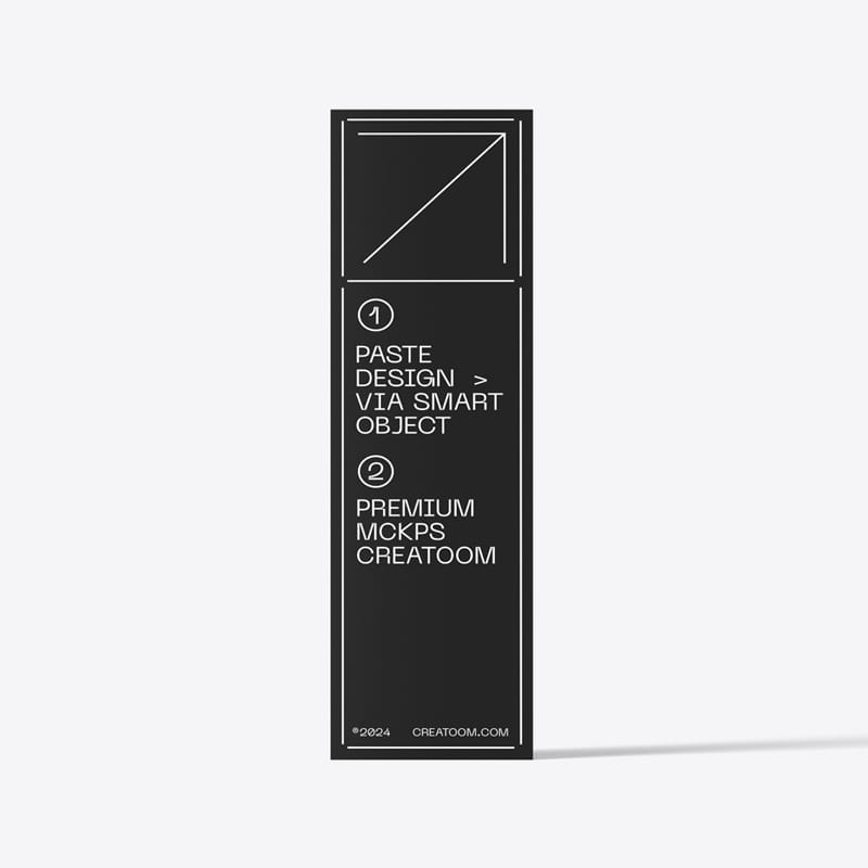 Signboard Display Poster Mockups V17 Front View PSD