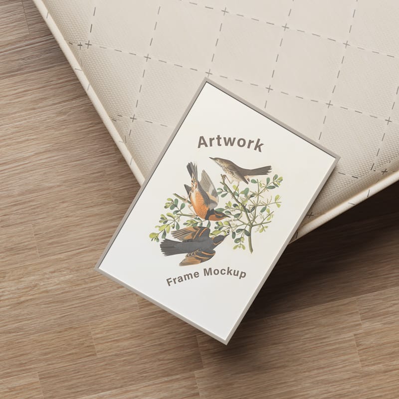 Top View Frame Mockup PSD