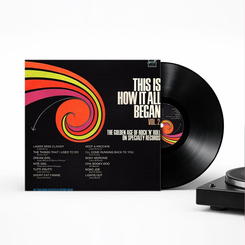 Vinyl Record Album Mockup PSD