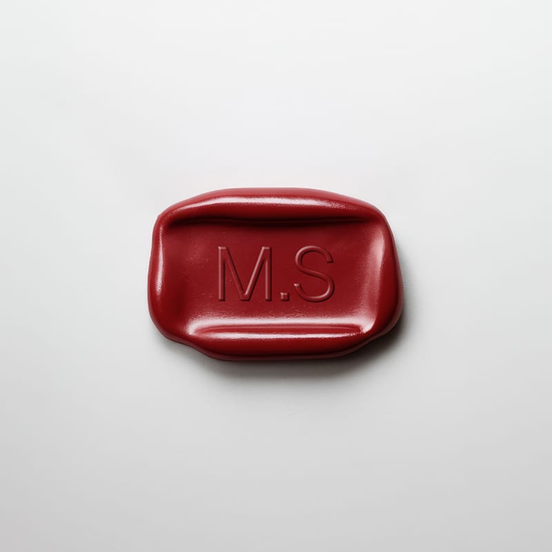 Wax Seal Logo Mockup Template PSD