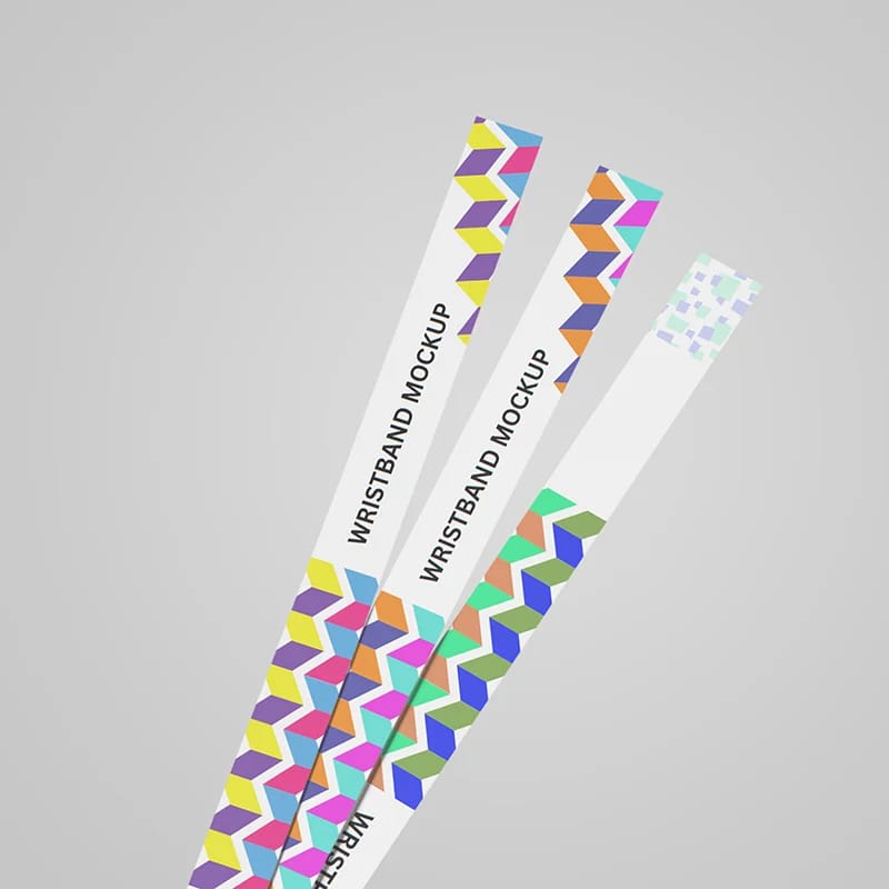 Wristband Paper Mockup PSD
