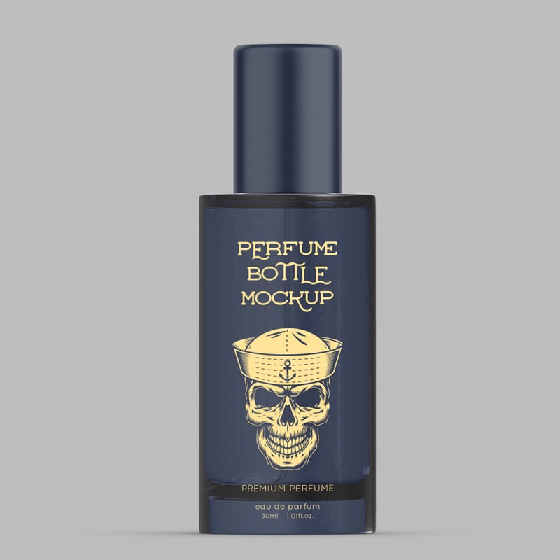30ml Perfume Bottle Mockup PSD
