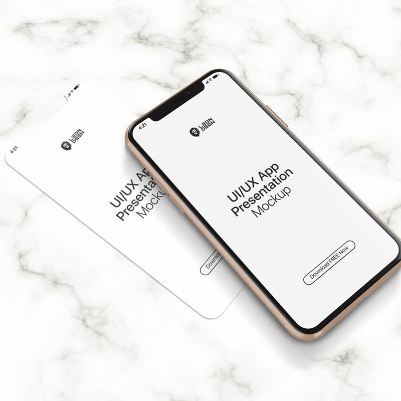 App Presentation Mockup PSD