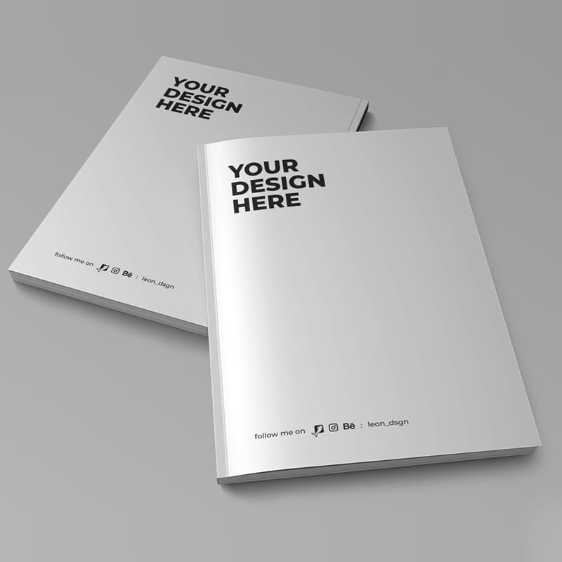 Book and Magazine Mockup PSD