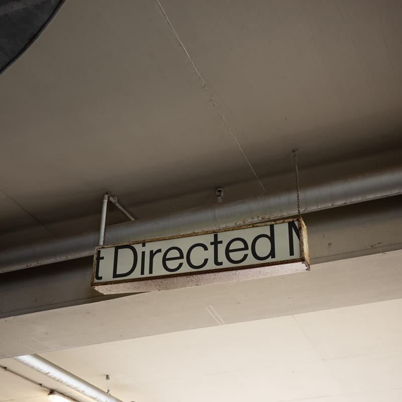 Industrial Hanging Sign Mockup PSD