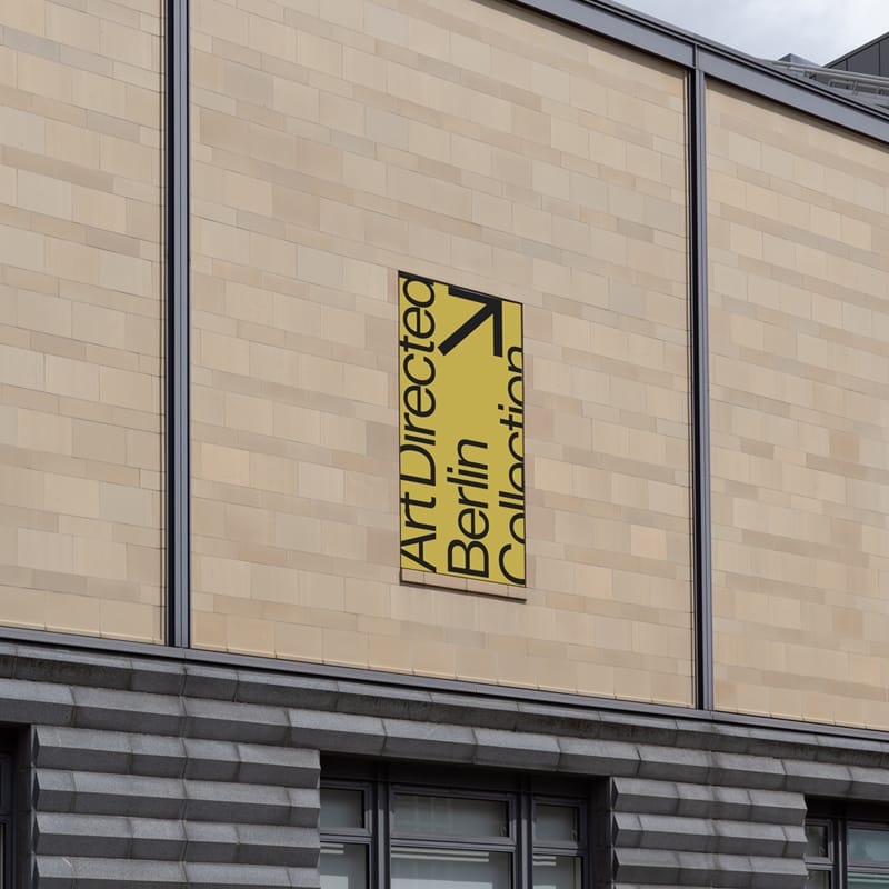 Minimalist Museum Style Poster Mockup PSD