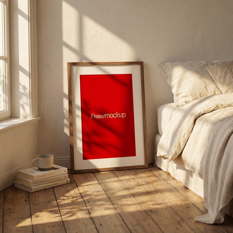 Modern Frame Mockup Design PSD