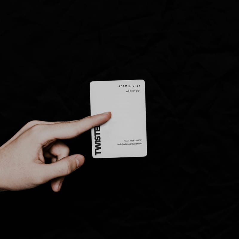 Round Corners Vertical Card Mockup PSD