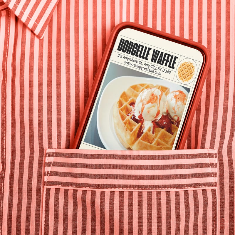 iPhone in Shirt Pocket Mockup PSD