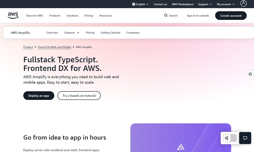 AWS Amplify DataStore showing offline sync with GraphQL API and conflict resolution
