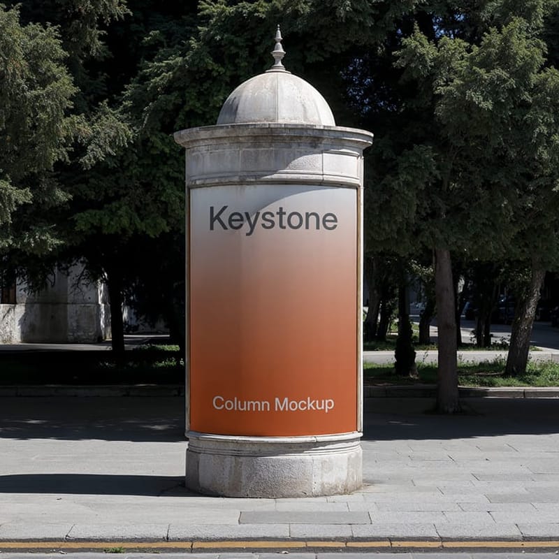 Column AD Mockup PSD
