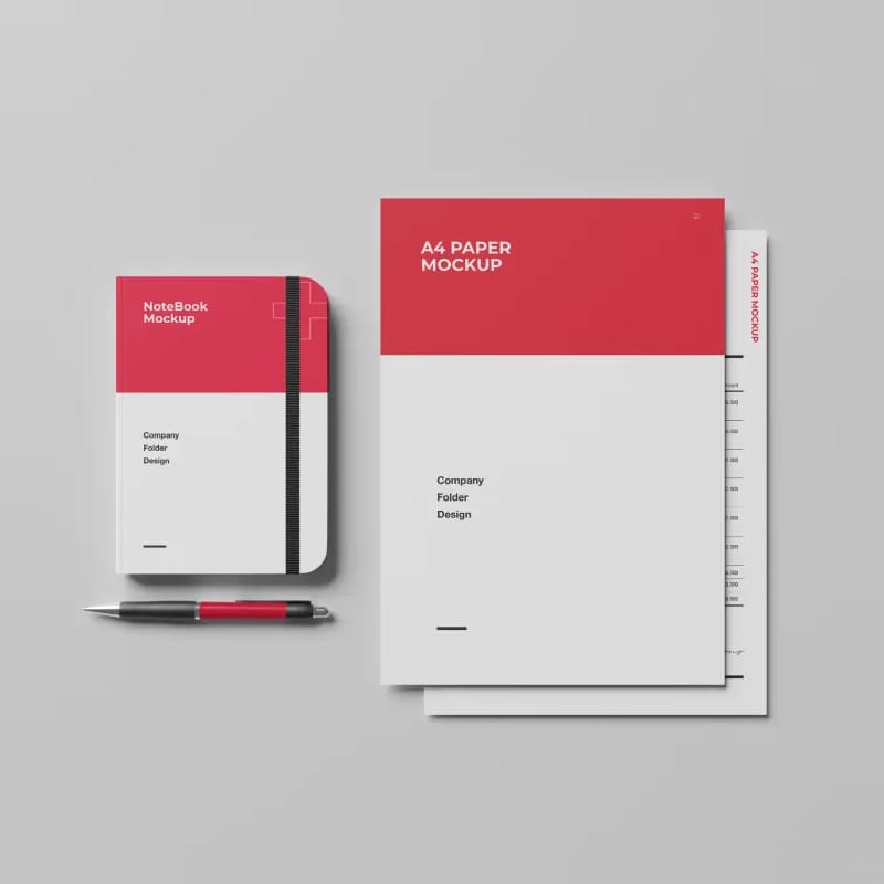 Corporate Stationery Branding Mockup PSD