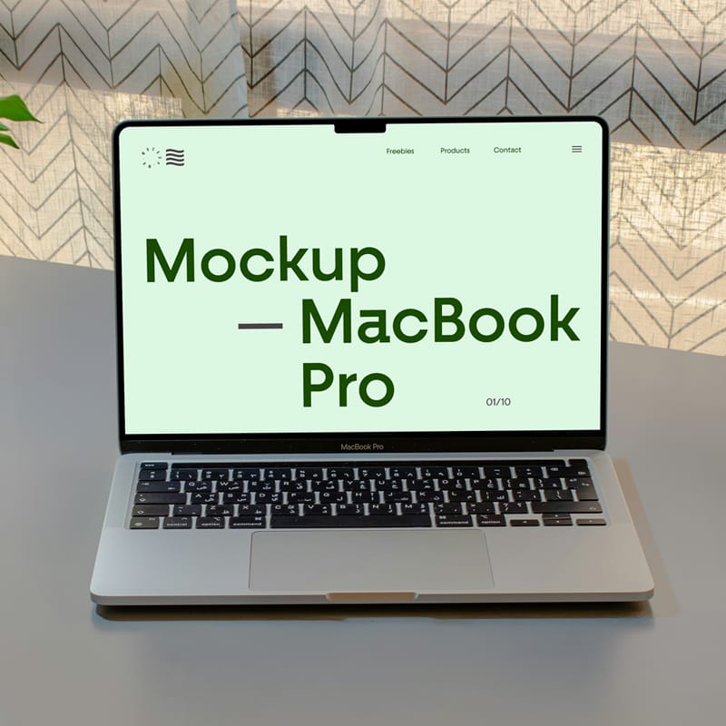 Devices on Desk Mockup PSD