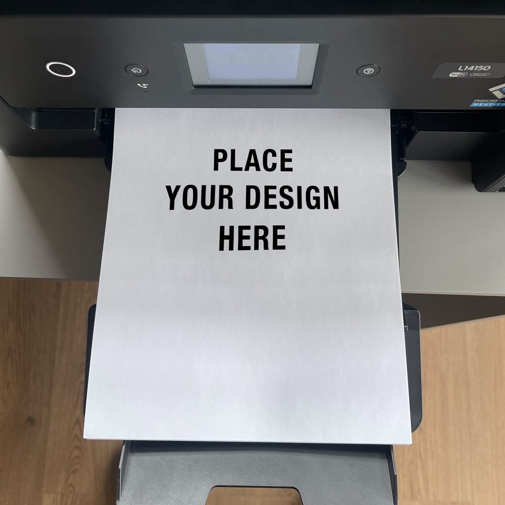 Free A4 Printer Paper Mockup PSD