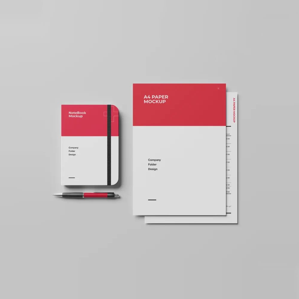 Free Corporate Stationery Branding Mockup PSD