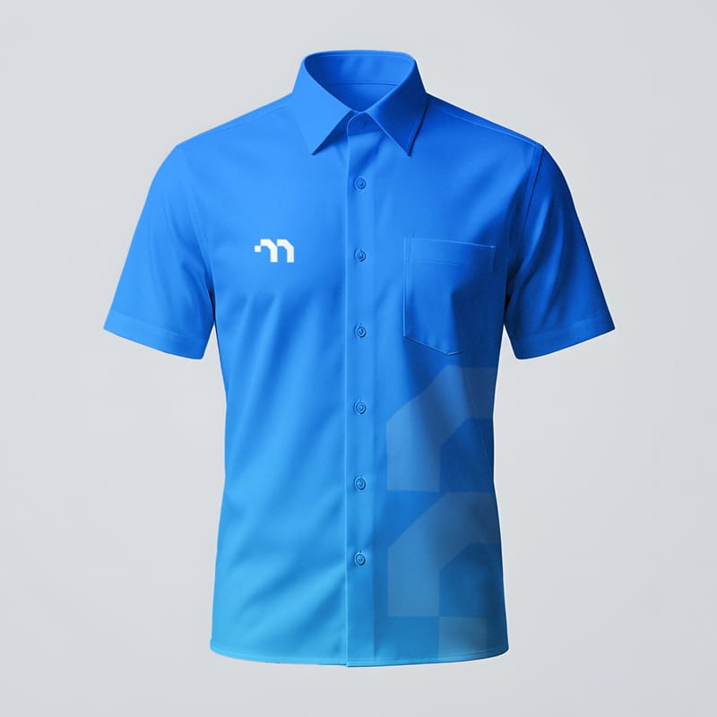 Men’s Short Sleeve Shirt Mockup PSD