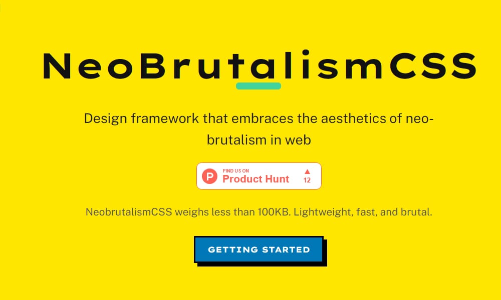 NeoBrutalismCSS