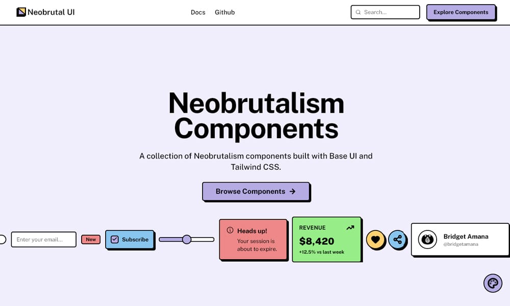 Neobrutal UI