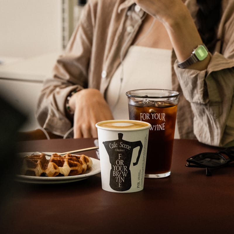 Photorealistic Coffee Paper Cup Mockup PSD