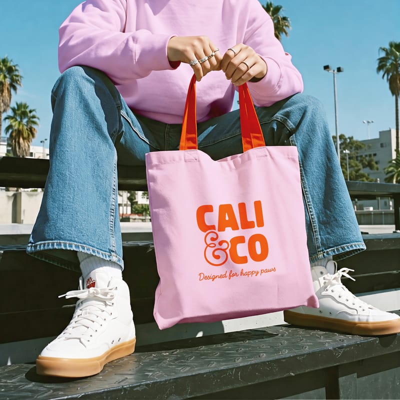 Streetwear Tote Bag Mockup PSD