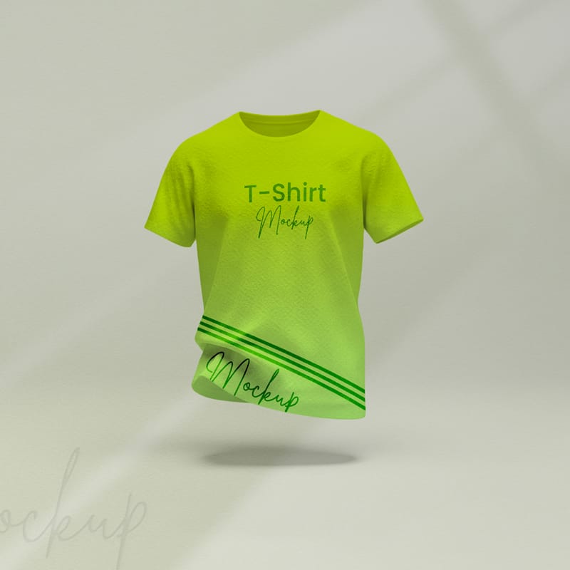 T-Shirt Design Mockups PSD