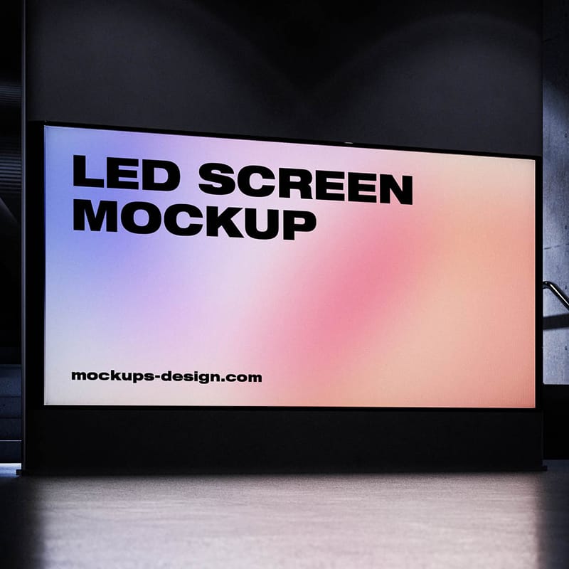 Underground-LED-Screen-Billboard-Mockup-PSD