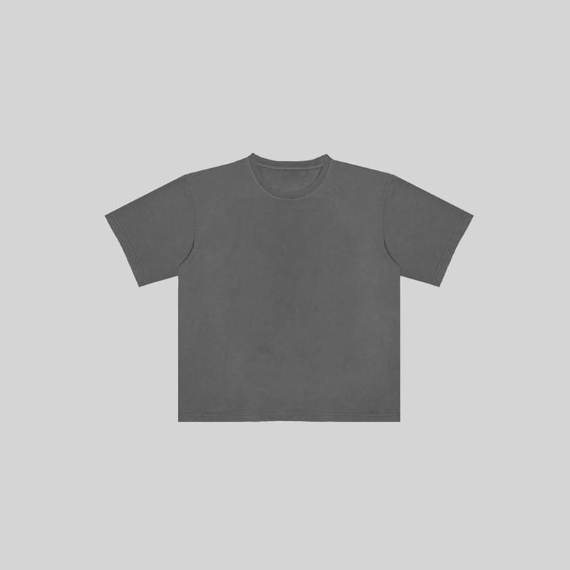 Urban Streetwear Boxy Tee Mockup PSD