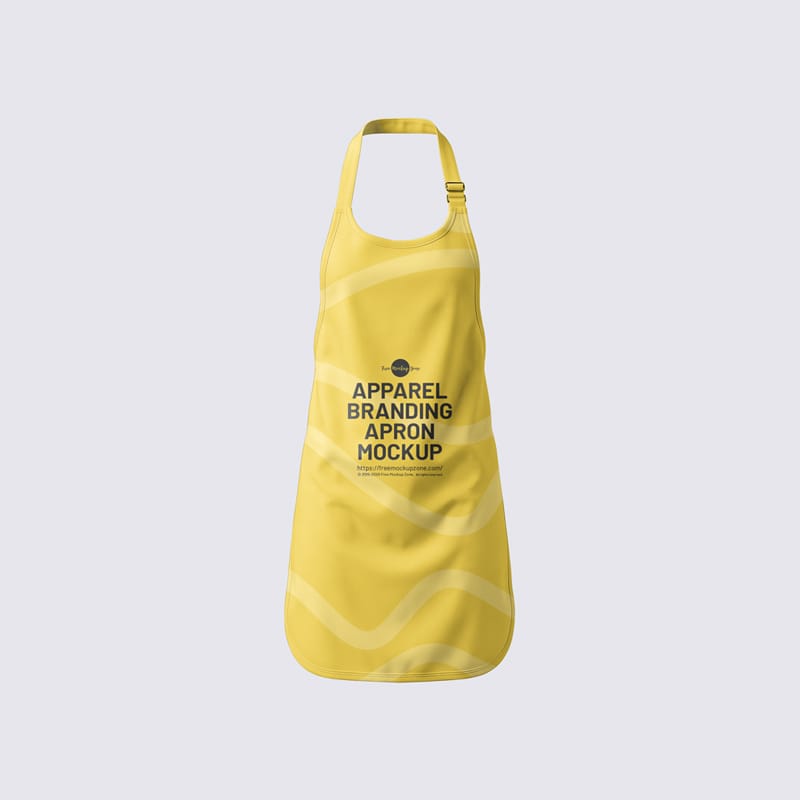 Apparel Branding Apron Mockup PSD
