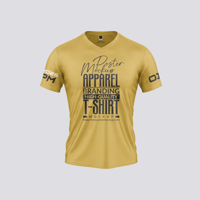 Apparel Branding High-Quality T-Shirt Mockup PSD