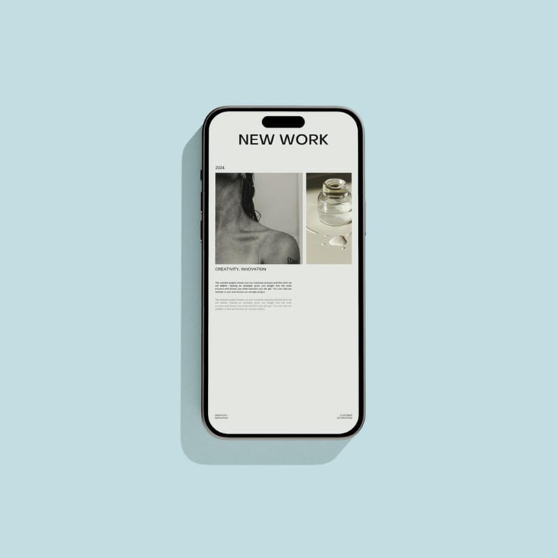 Carly Apple iPhone Mockup PSD