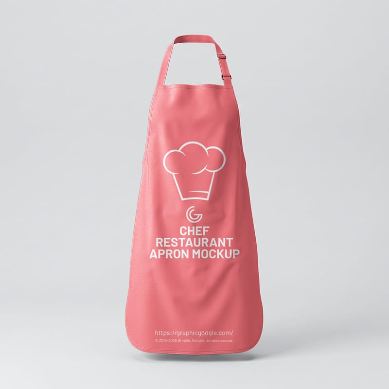 Chef Restaurant Apron Mockup PSD