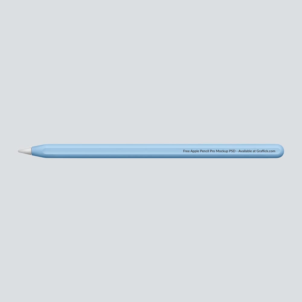 Free Apple Pencil Pro Mockup PSD