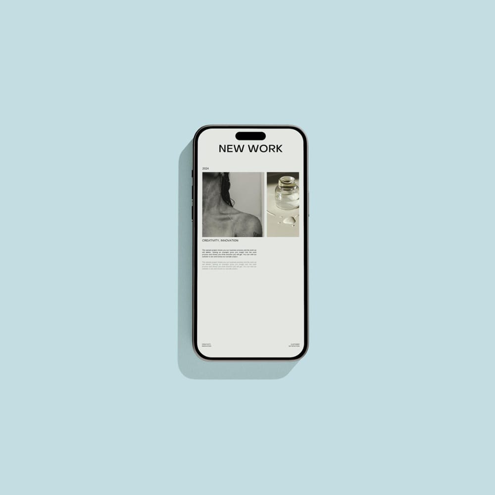 Free Carly Apple iPhone Mockup PSD