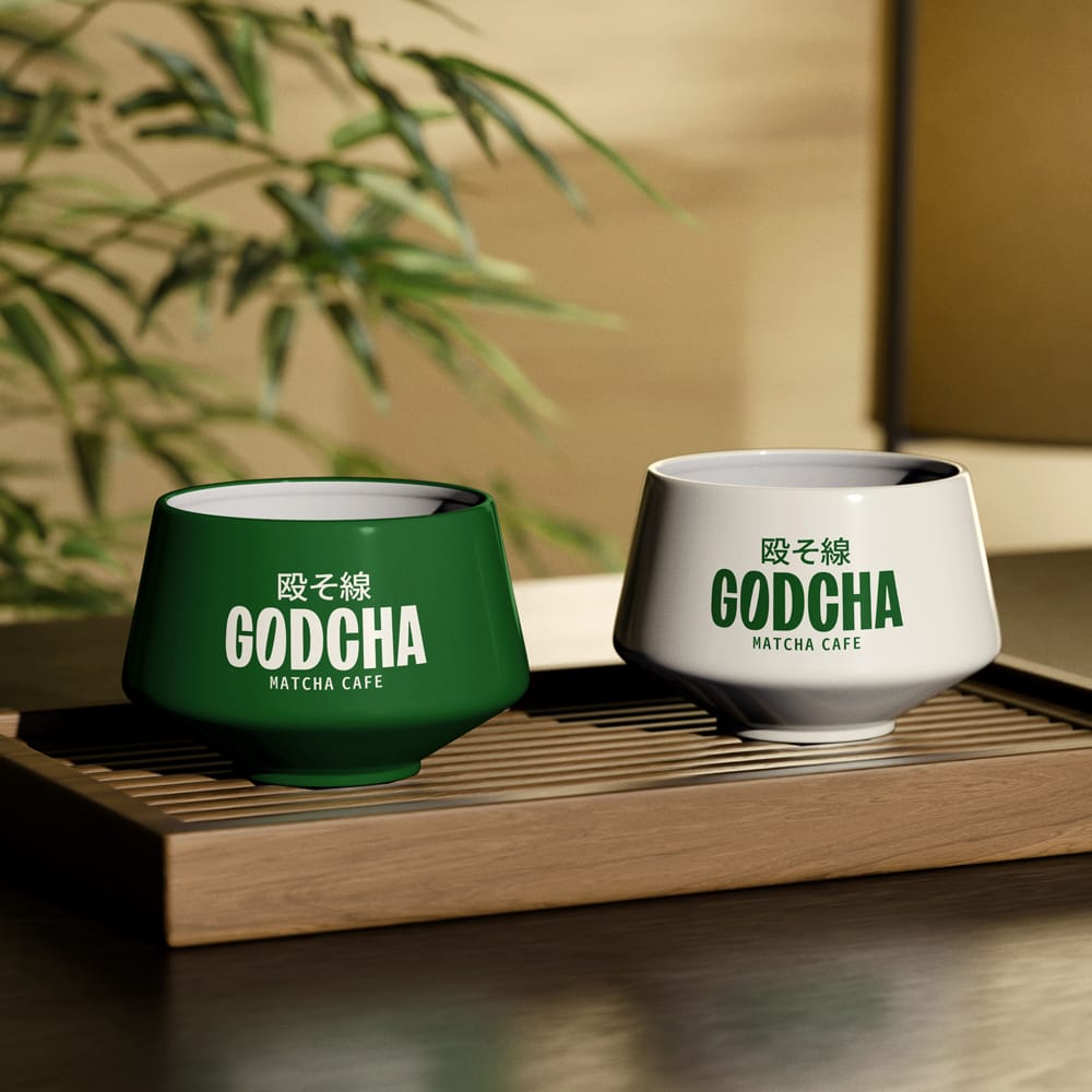 Free Matcha Bowl Mockup PSD