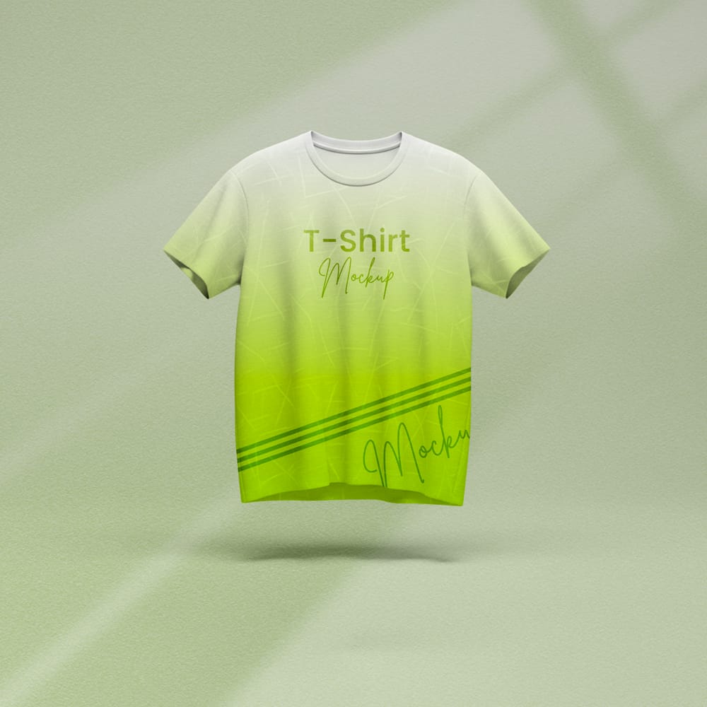 Free Premium T-Shirt Mockup Bundle PSD