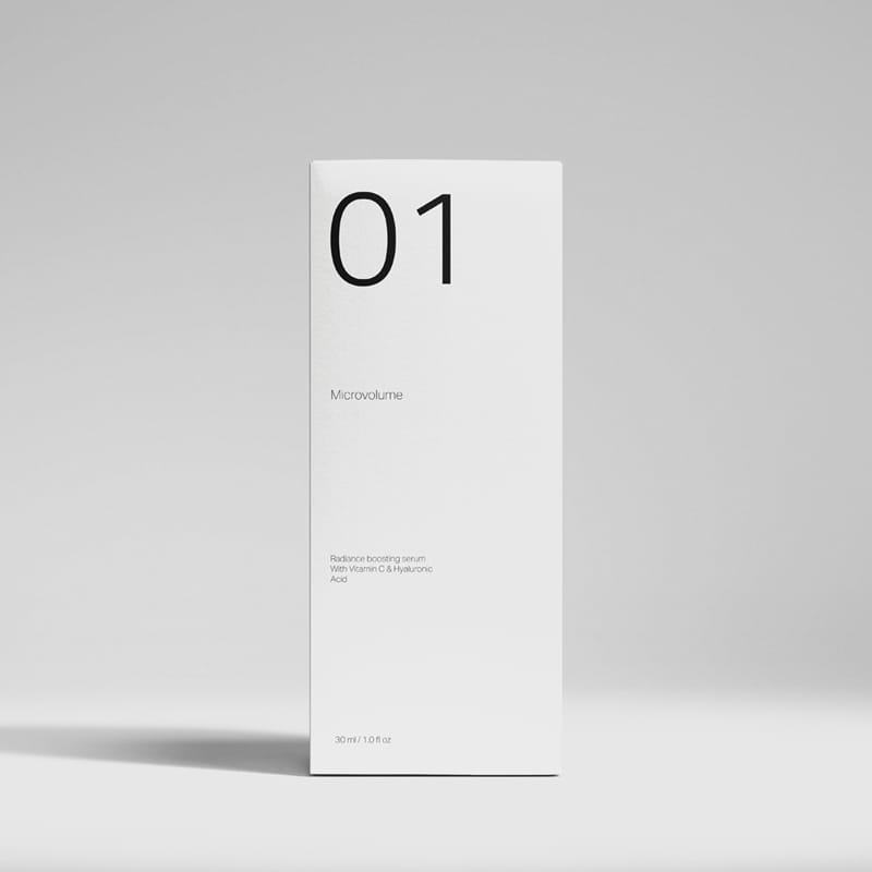 Minimalist Vertical Packaging Box Mockup PSD