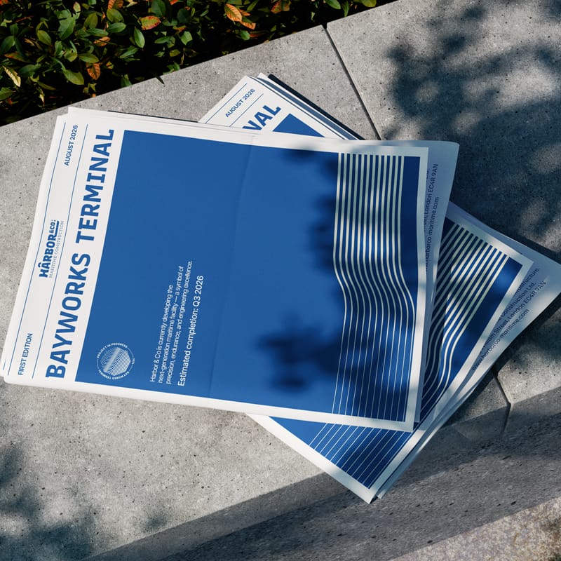 Realistic Stacked Newspaper Mockup PSD